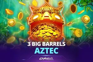 Playtech : 3 Big Barrels Aztec - TROPICANA77